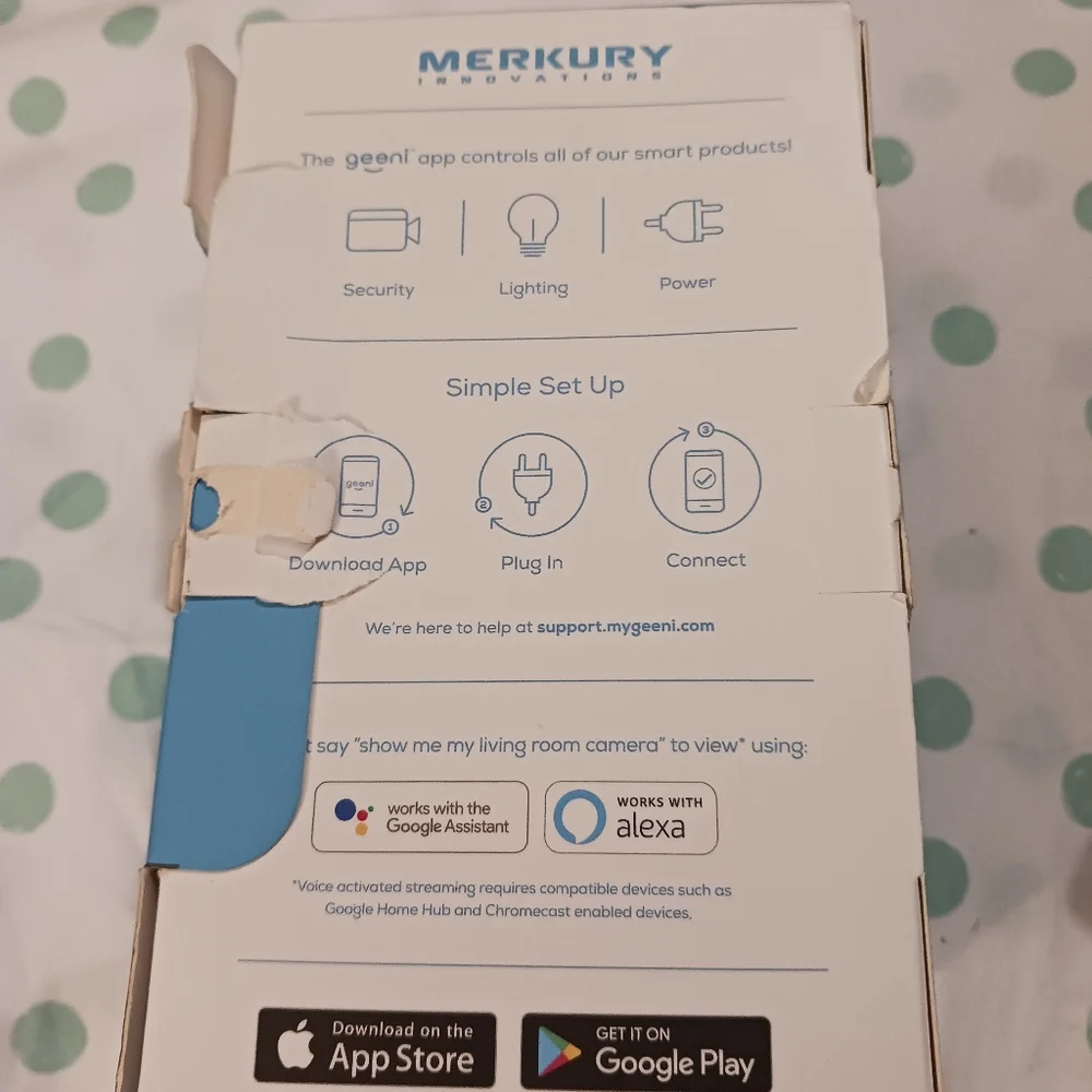 NEW! MERCURY SMART WIFI CAMERA
